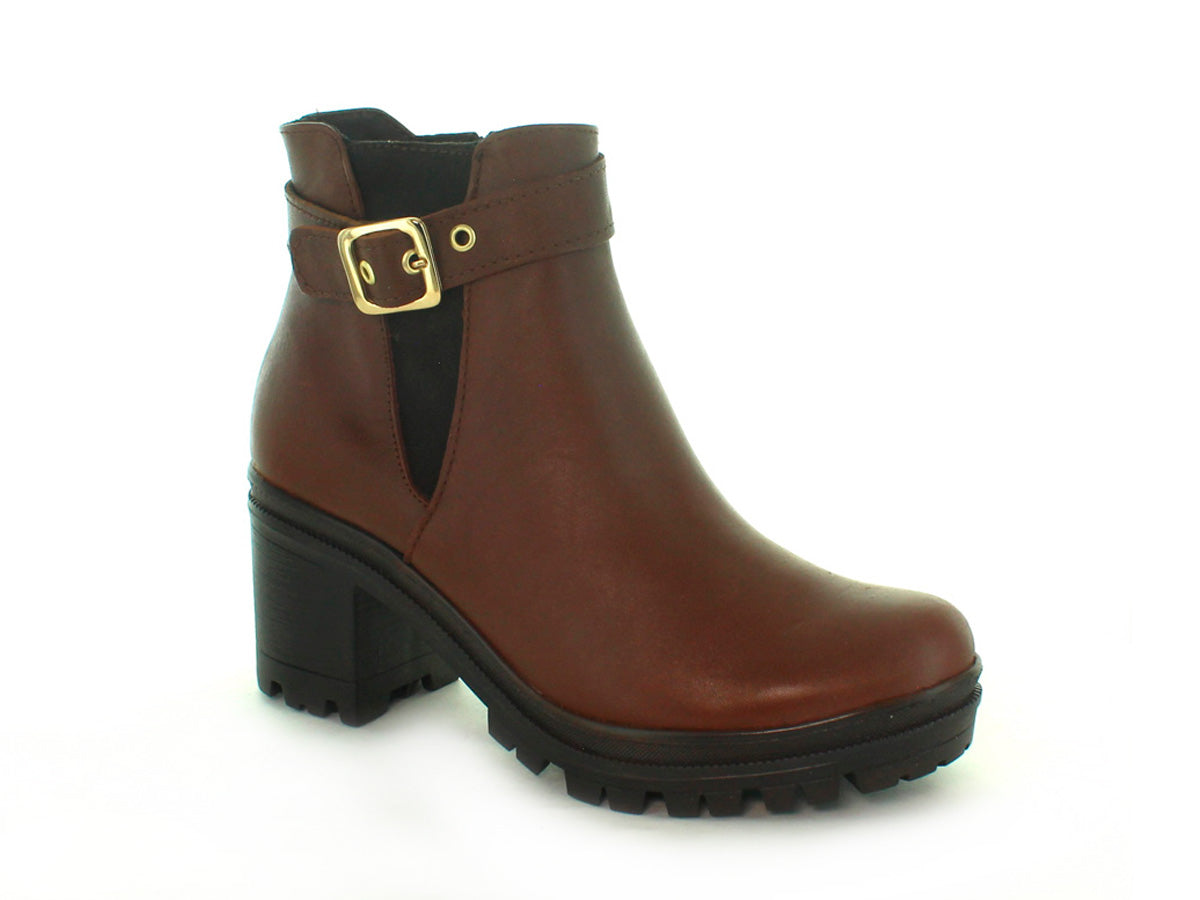 Bota Chelsea Boots Piel Con Elásticos Hombre 3604 Miel | Meses Sin Interés