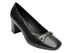 Zapatilla Flexi de Piel con Tacón 119701