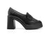 Mocasín Flexi de Piel con Tacón 127401