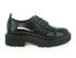 zapato casual con cintas al alto brillo 911006