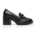 Mocasin Flexi de Piel con Tacon 130301