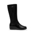 Bota Flexi de Piel con Elastico y Cierre 104829
