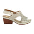 Sandalia de Piel con Tacon 2240