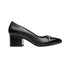 Zapatilla de Piel con Herraje 137509