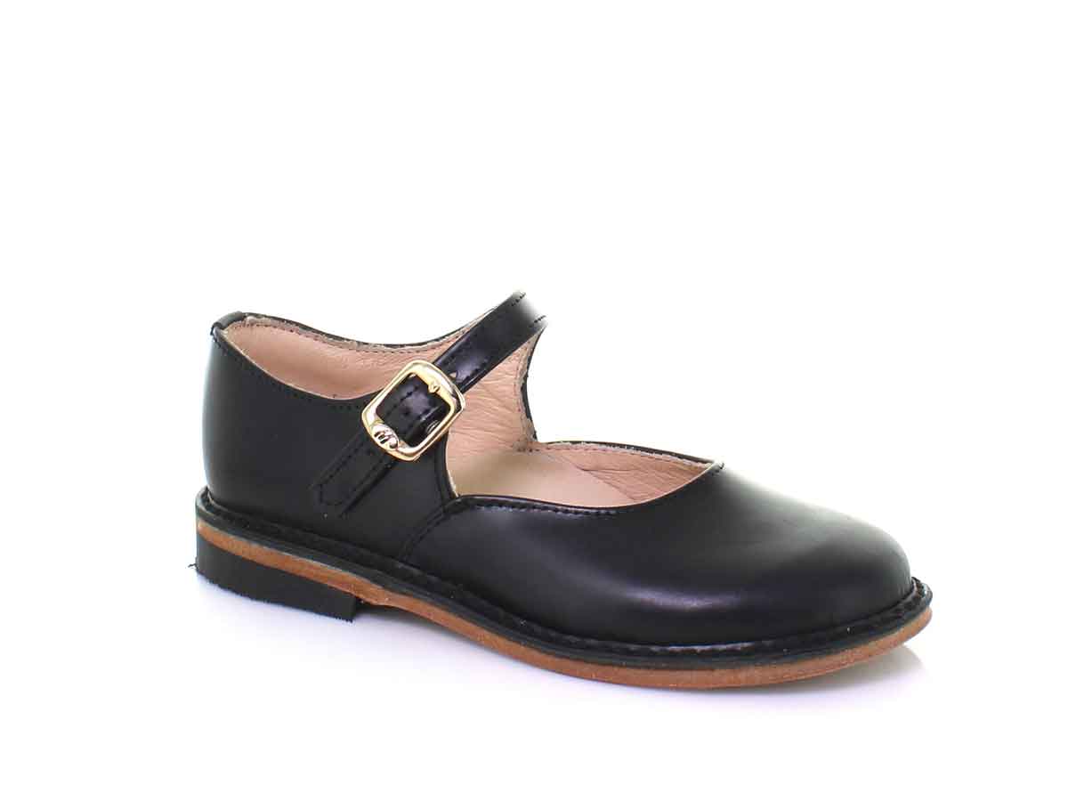 Zapato Escolar Mickey con Suela de Vaqueta 508-02