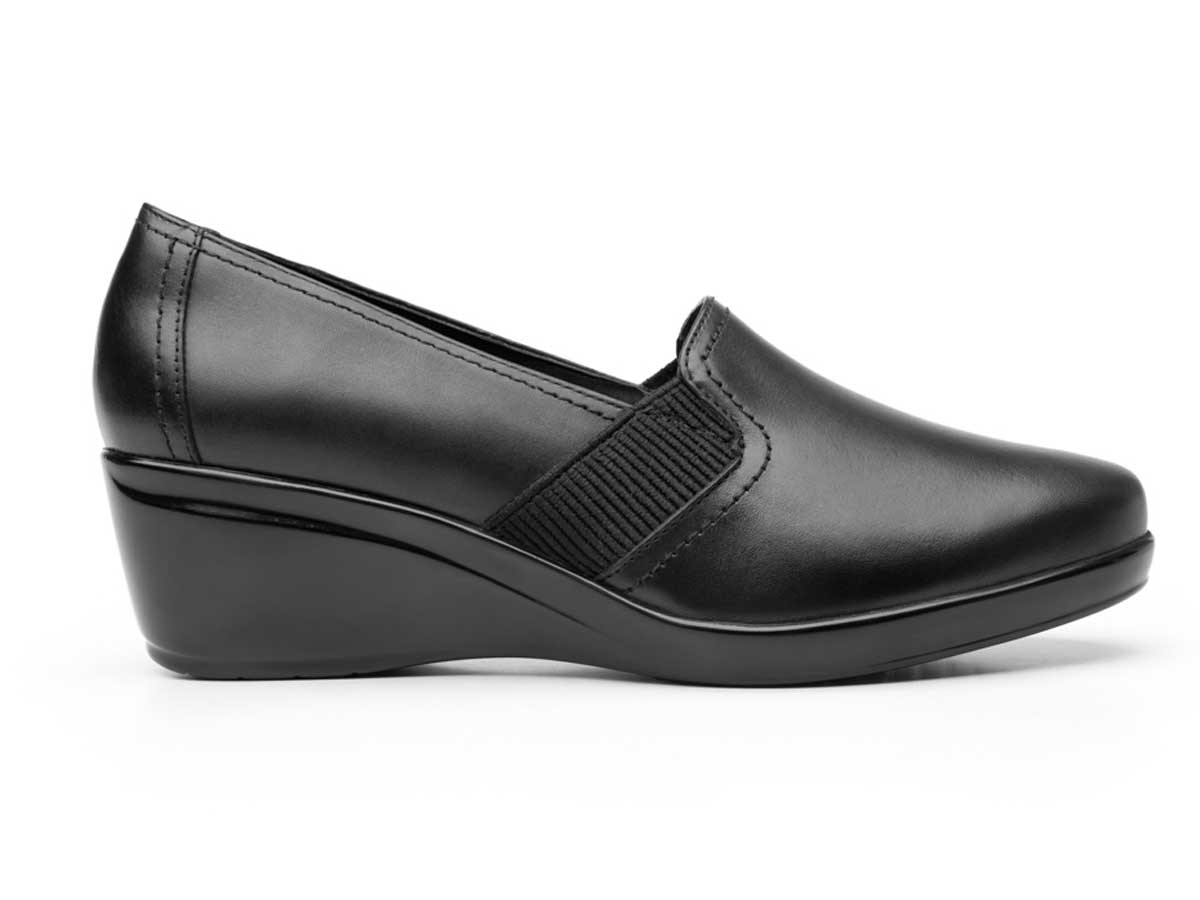 Tacón Bajo Botin Flexi Dama Negro BOTINES DAMA FLEXI 104518 PIEL