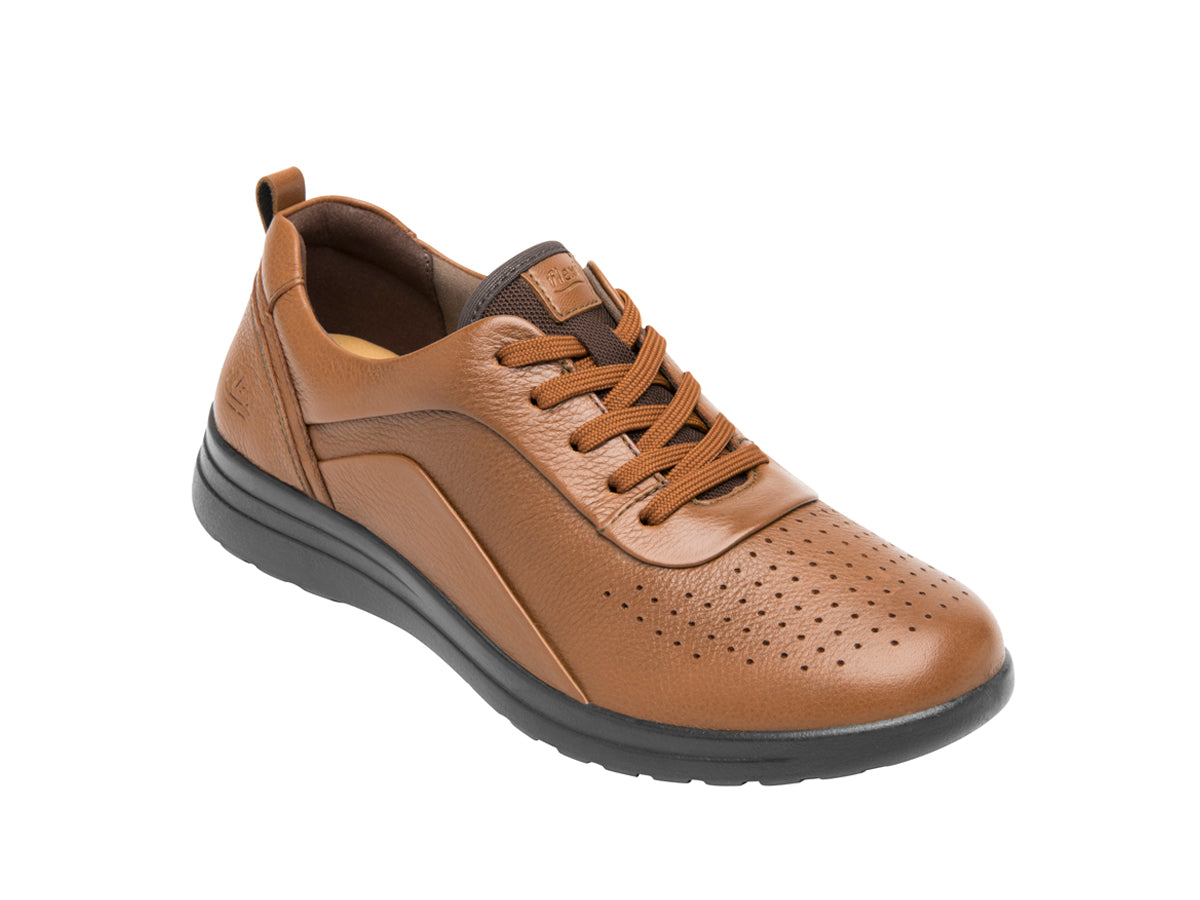 Tenis Flexi de Piel con Cintas 102002 – Plazapar - Main Image